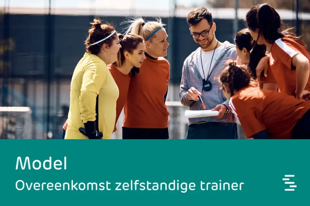 Model: overeenkomst zelfstandige trainer