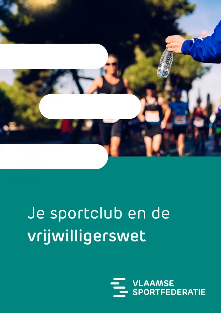 Brochure: Je sportclub en de vrijwilligerswet (gedrukt)