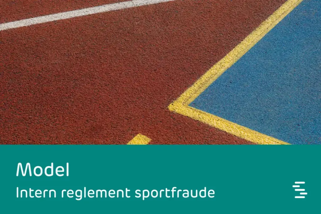 Model: intern reglement sportfraude