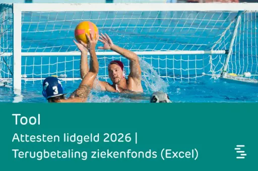 Tool: Attesten lidgeld 2026 | Terugbetaling ziekenfonds