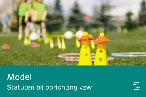 Model: statuten bij oprichting van een vzw