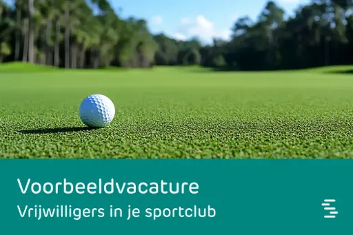 Voorbeeldvacature vrijwilligers