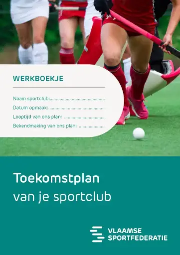 Werkboekje: Toekomstplan van je sportclub (gedrukt)