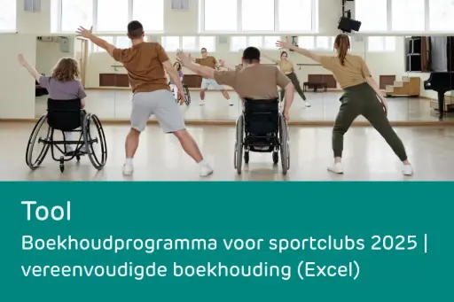 Tool: Boekhoudprogramma voor sportclubs 2025 | Vereenvoudigde boekhouding (Excel)